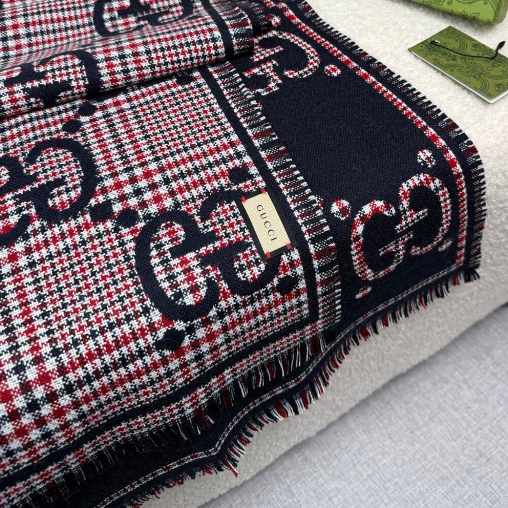 Gucci Women's Multicolor Soft Scarf - Picture 6 of 6